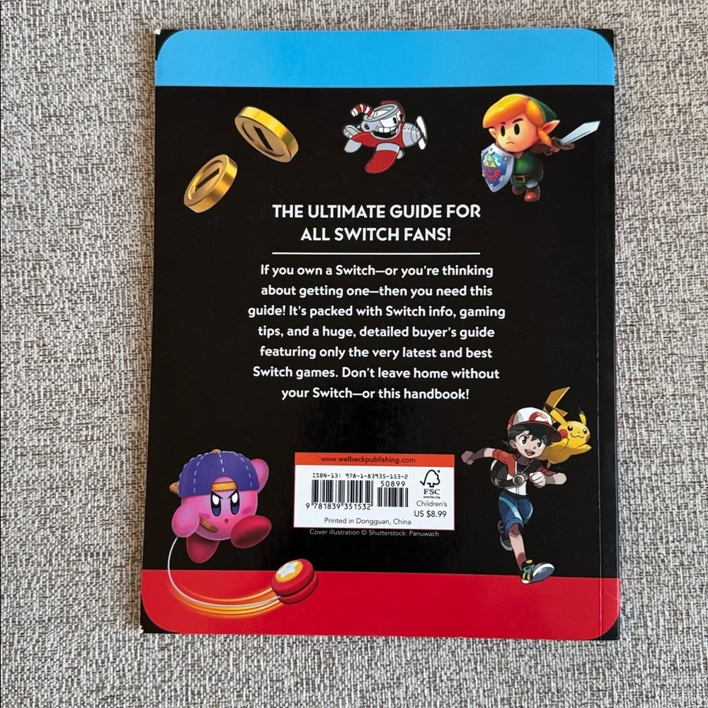 Nintendo Switch Essential Handbook - Red and Blue Cover